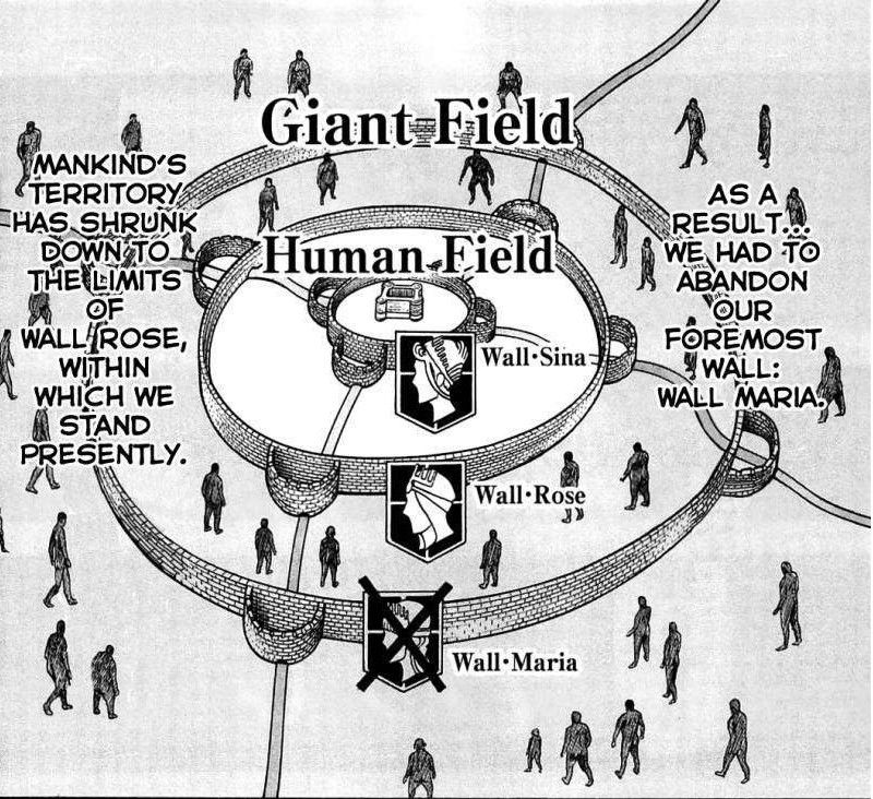 wallpapers Attack On Titan Map attack on titan season 1 2 plot explained topdown view of all events shingeki no kyojin world map