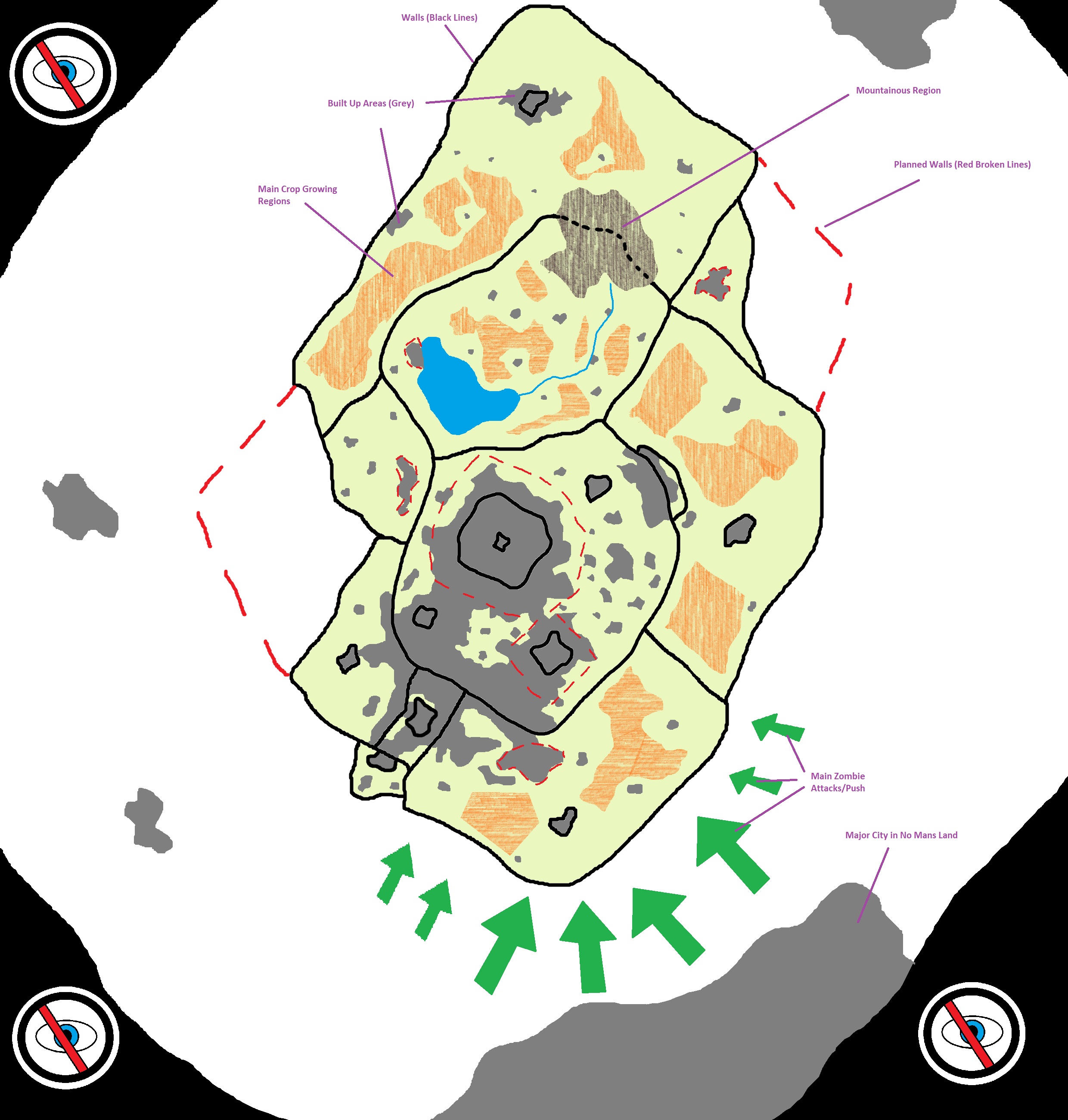 picture Attack On Titan Map walls attack on titan anime