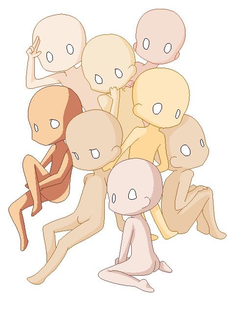 images Chibi Group Base 4 anime base chibi group 4 contoh soal