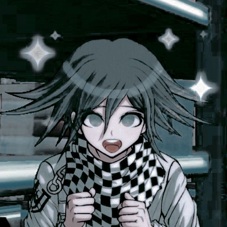 photo Kokichi Oma Kokichi Ouma Pfp kokichi oma glitchcore rainbowcore