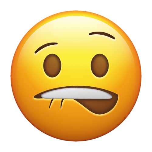photo Lip Bite Emoji Transparent Background lip bite emoji png transparent png